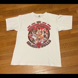 Vintage 1997 NBA Champs Chicago Bulls T-shirt, L